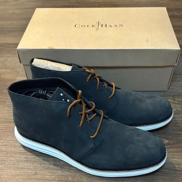 Cole Haan Black Lunargrand Chukka - Picture 3 of 5